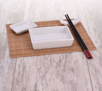 Сет за сервирање суши Excellent Houseware, 12 парчиња, за 2 лица, шарен