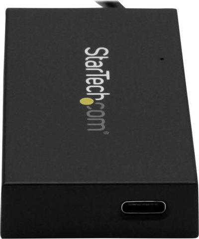 Hub USB StarTech HB30A3A1CFB, 4 porta USB 3.0, USB-A në USB-C edhe USB-A, ngjyrë e zezë