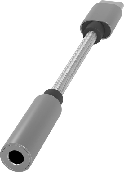 Аудио адаптер TerraTec USB C во 3.5mm, сива