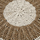 Stol-puf Saroni Φ60x35Hcm (HM7851.01), bardhë