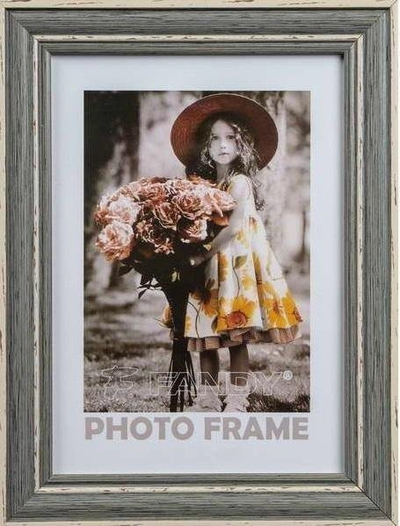 Kornizë foto FANDY Valleta, plastike, 21x29.7cm, pamje druri