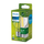 Llambë LED Philips E27 A60, 4W, 840lm 4000K, xham transparent