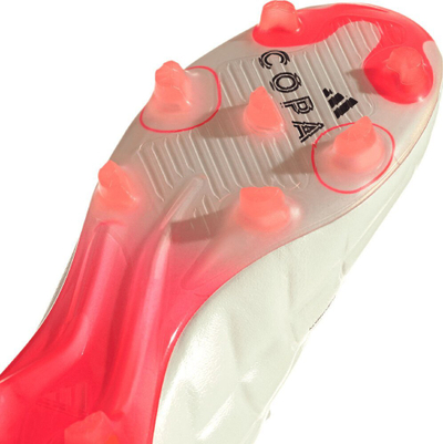 Këpucë futbolli Adidas Copa Pure.2 Pro FG M IE4979, për fushë të fortë, të bardha me të zeza e të kuqe