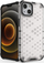 Mbrojtëse telefoni Honeycomb Armored Case për iPhone 13, me kornizë xheli, e kuqe