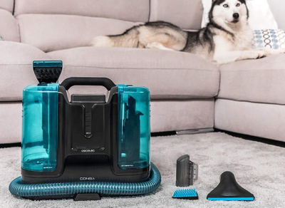 Fshesë me korrent Cecotec Conga Carpet &amp; Spot Clean Liberty, multi-ciklonike, 150W, e zezë