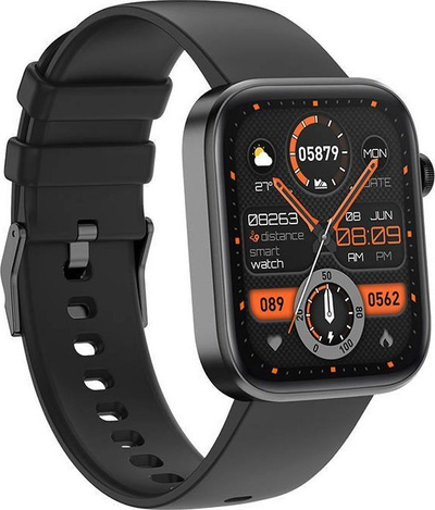 Ora inteligjente Colmi P71, ekran 1.9" IPS, Bluetooth 5.1, e zezë