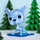 Figurë vinili Funko POP Disney Bambi Artist Series, 10cm, koleksion Treasures from the Vault, blu