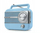 Radio portabël Muse M-056SC, analoge, FM MW, blu retro