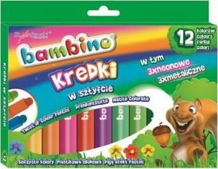 Боички twist St. Majewski Bambino, 12 бои, за деца, шарени