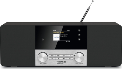 Radio TechniSat Digitoradio 4 C, e zezë/argjendtë