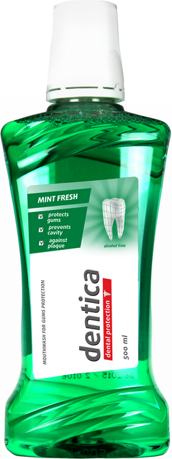 Вода за уста Tołpa Dentica Extra Fresh, за продолжена свежина, 500 ml