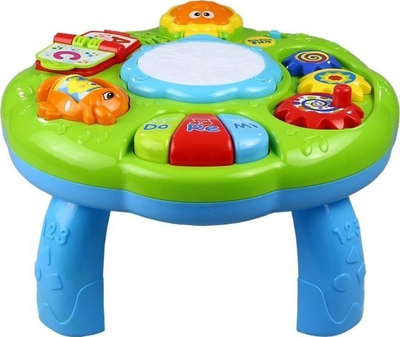 Tavolinë muzike interaktive LEAN TOYS, edukative, për kalamaj 18m+, shumëngjyrëshe