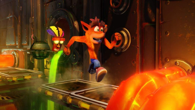 Игра Crash Bandicoot N. Sane Trilogy, PlayStation 4, колекција со 3 игри, шарена