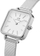 Orë dore për femra Daniel Wellington Quadro Studio 22x22 DW00100521, e argjendtë