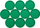 Magnetë rrumbullak Maul, 30 x 8.4 mm, set 10 copë, të gjelbër