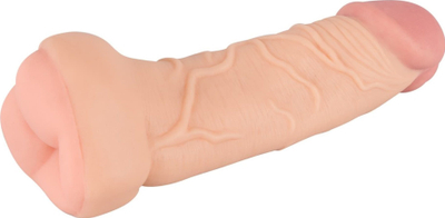Masturbator edhe zgjatues penisi You2Toys Nature Skin, 2 në 1, material TPE, ngjyrë lëkure