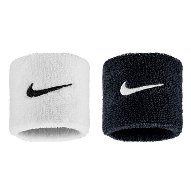 Byzylykë për duar Nike Swoosh Classic, 2 copë, të zinj