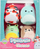 Set lodra pellushi Squishville Pond Squad, 2", 4 copë, shumëngjyrëshe