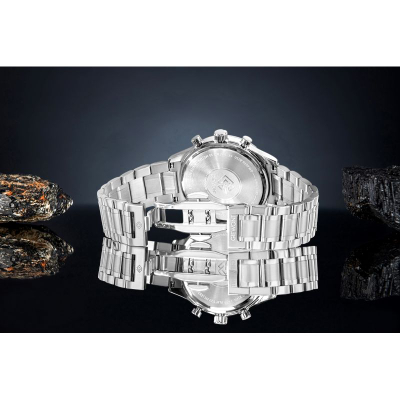 Ora dore Giewont Watch, dizajn elegant, shumëngjyrëshe