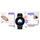 Smartwatch Gravity GT2-3, ekran 1.28" IPS, Bluetooth 5.1, ari me të zezë