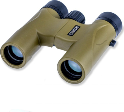 Двоглед Carson Stinger 10x25, зголемување 10x, компактен, боја каки