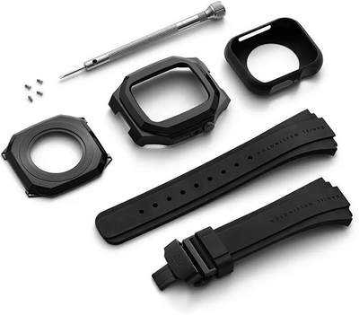 Këllëf me rripa mbrojtës për orë të mençur Daniel Wellington Switch 40 Apple Watch DW01200003, i zi, 40 mm