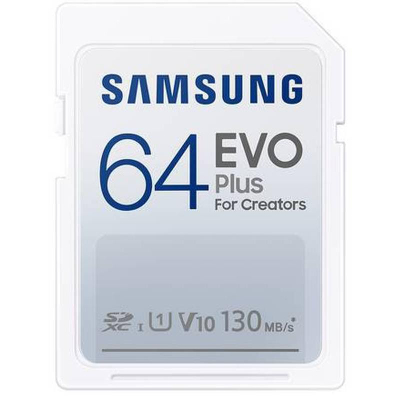 Kartë memorje Samsung EVO Plus, 64GB, SDXC UHS I Class 10