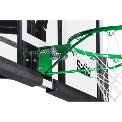 Kosh basketbolli Salta Center Standing, i lëvizshëm, 125 cm x 371 cm, i zi