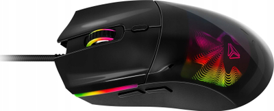 Maus gaming Yenkee YMS 3010 PRISMA, optik 12000 DPI, 6 butona, me kabllo USB, i zi