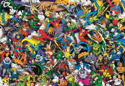 Puzzle Clementoni Compact DC Comics Justice League, 1000 copa, 70 x 50 cm, shumëngjyrësh