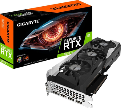 Kartelë grafike Gigabyte GeForce RTX 3070 Ti, 8GB GDDR6X