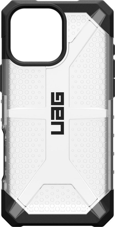 Mbulesë telefoni UAG Plasma Ice për iPhone 16 Pro Max, TPU dhe polikarbonat, transparente
