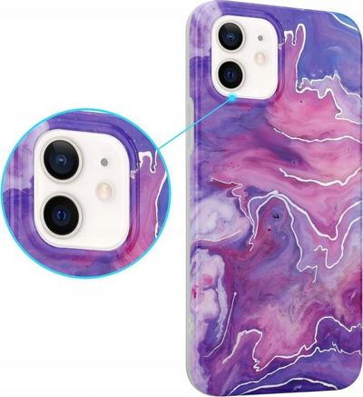 Kapak telefoni Maxximus MX Marble për iPhone 12 Pro Max, TPU, rozë