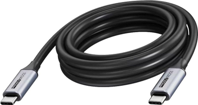 Кабел Vision USB 3.2, 20 Gbps, коаксијална конструкција, црн