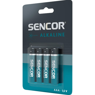 Bateri Sencor SBA LR03 4BP AAA Alk, 4 copë