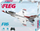 Aeroplan lodër me telekomandë Fleg F16 Ready To Fly (GF7202), i bardhë