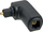 Adapter audio optik InLine 89900B Toslink mashkull në Toslink femër, kënd 90°, i zi