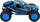 Makina me telekomandë Leantoys Green Ghost, off road, shkalla 1:24, blu