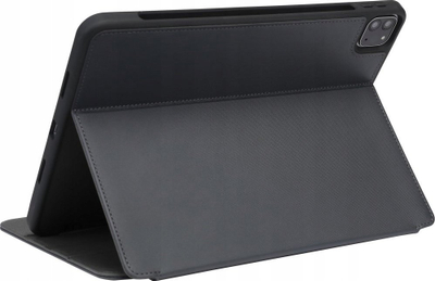 Mbulesë tabletë Pomologic BookFolio për iPad Pro 11", për gjeneratën 1 2 3 4, funksion auto sleep wake, antracit
