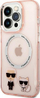 Mbulesë telefoni Karl Lagerfeld KLHMP14LHKCP, për iPhone 14 Pro 6.1", MagSafe, rozë