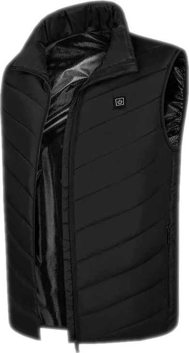 Jelek elektrik Mozos Vest HV1, madhësia XXL, USB, i zi