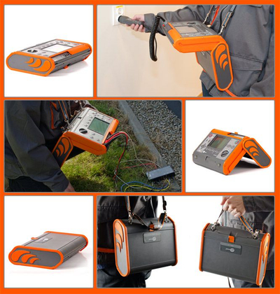 Matës multifunksional instalimesh elektrike Sonel MPI-520Start, IP54, portokalli