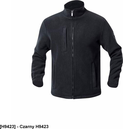 Bluzë fleece Ardon 450 për burra, për dimër, e zezë, 2XL