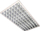 Panel LED Micoled 5KD01, 25W, 30x60cm, i bardhë