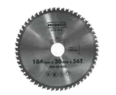 Disk sharre rrethore Modeco MN-65-832, 184mm, vrimë 30mm, për dru edhe metal