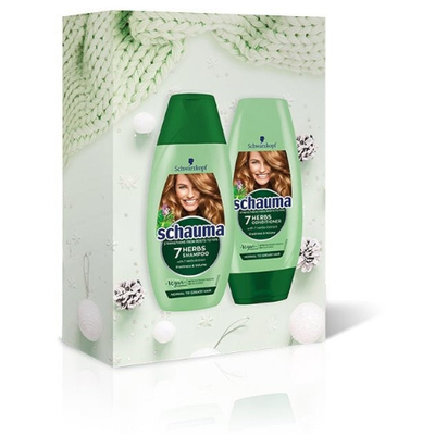 Set Schauma 7 Herbs, shampo 250 ml + balsam për flokë 200 ml