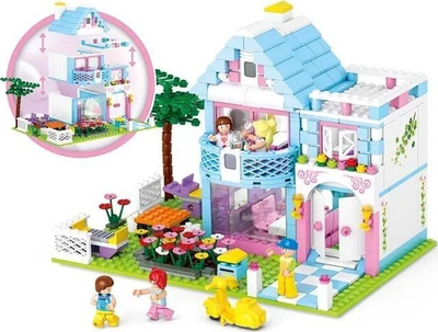 Set ndërtimi Sluban Girls Dream Shpia e Familjes M38-B0535, 539 pjesë, për kalamaj 6+