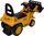 Buldozer ride-on Leantoys, eskavator lodër me kovë që lëviz, i verdhë