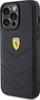Mbulesë telefoni Ferrari Quilted Metal Logo, për iPhone 15 Pro Max 6.7", plastike, e zezë