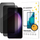 Xham mbrojtës Wozinsky Privacy Glass për Samsung Galaxy M16, 2 copë, filtër privatësie, kornizë e zezë